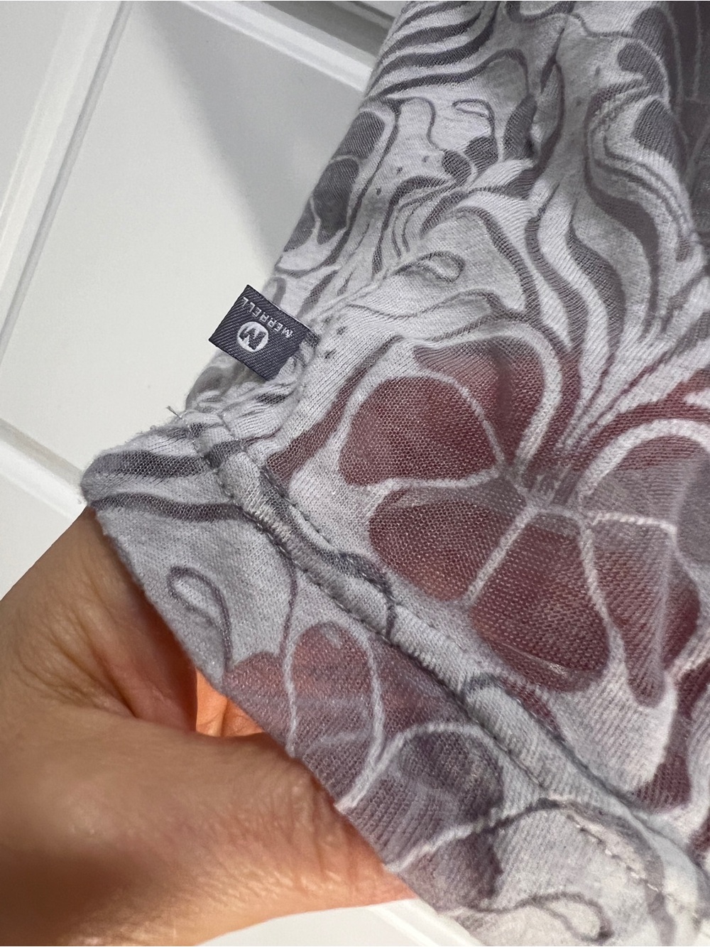 Merrell Gray Floral-Pattern Dress - Picture 3 of 8